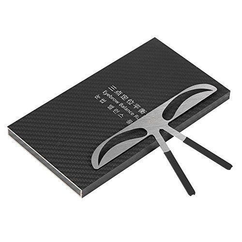 3 Estilos Regla de Ceja Plantilla Combinación Ceja Striker Pinza Herramienta de Medición de Cejas (Cejas de Mujeres)