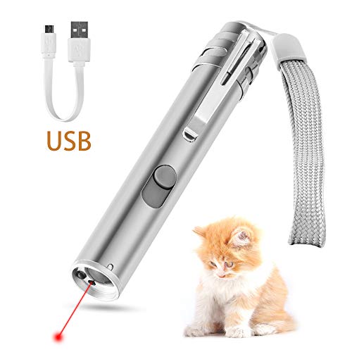 3 in1 500LM mini USB de aluminio recargable LED linterna UV linterna multifuncional de la lámpara