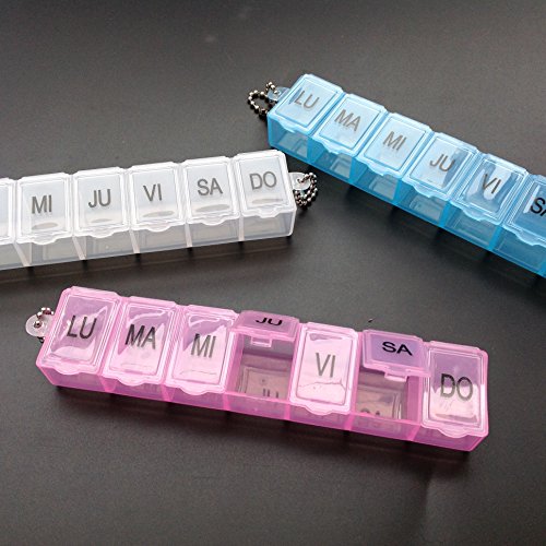 3 pastilleros Caja de Pastillas,7 dias de la semanal,HC Enterprise-h04