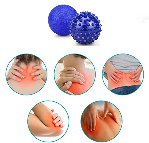 3 pcs Masajeadores de Pies, rodillos de masaje, Masajeador de Pies y Manos, Masajeador ergonómico para aliviar dolor de Fascitis Plantar, músculo, cervical, muñecas y etc.