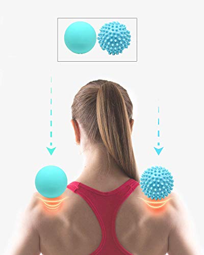 3 pcs Masajeadores de Pies, rodillos de masaje, Masajeador de Pies y Manos, Masajeador ergonómico para aliviar dolor de Fascitis Plantar, músculo, cervical, muñecas y etc.