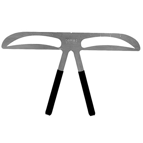 3 tipos de plantilla de ceja profesional que forma la plantilla DIY que forma que define la herramienta de maquillaje de la regla (Ceja de la señora)