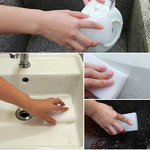 30 esponjas de limpieza de Dylandy, esponjas de espuma de melamina para eliminar manchas y marcas (9 x 6 x 3 cm)