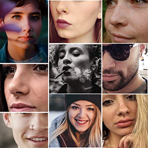 316L Acero Inoxidable Piercing Nariz Anillo Aros Cartilago Septum Labio Helix Tragus Ceja Piercing Oreja Piercing