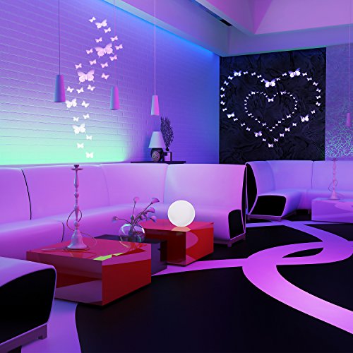 36 Piezas de Mariposas de Espejo DIY Combinación 3D Espejo Pegatinas de Pared Decoración de Hogar