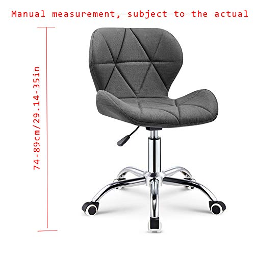 360° Cojín Giratorio Ajustable para Masaje De Tatuaje, Color Negro, con Respaldo Y 5 Ruedas De Bloqueo Impermeable para Trabajo Estudio Oficina Clínica,Gray