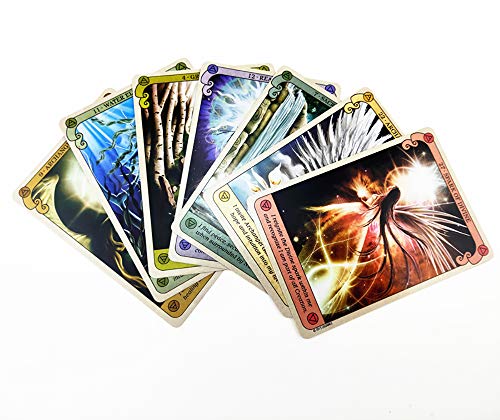 36pcs Conscious Spirit Oracle Cards Orientación Adivinación Fate Tarot Deck Juegos de Mesa Cartas de Tarot en inglés para Mujeres Juegos de Fiesta