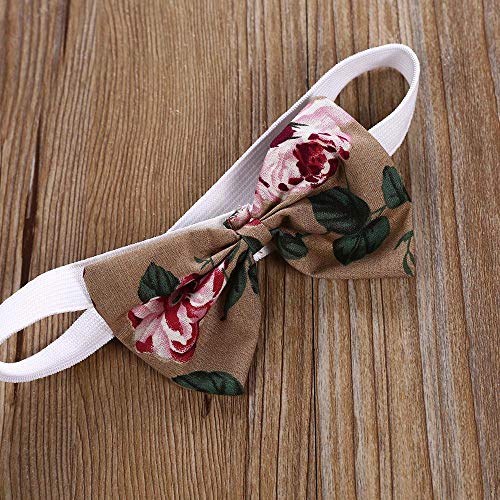 3Pcs Bebé niñas pequeñas Falda de Mono+Venda +Mameluco Ropa Trajes por Venmo