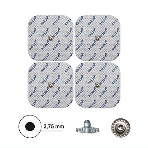 4 Electrodos axion de 50x50 mm TENS & EMS para su aparato COMPEX