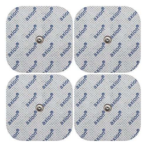 4 Electrodos axion de 50x50 mm TENS & EMS para su aparato COMPEX