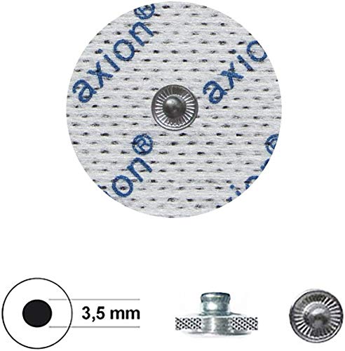 4 Electrodos redondos Ø 32mm - para su aparato TENS EMS electroestimulador VITALCONTROL & Beurer - axion