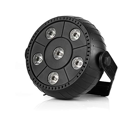 4 Pack 6 LED Mini Estadio de Luz PAR LED 3 en 1 activada la mezcla de sonido Efecto de iluminación RGB Wash disco del partido de la igualdad del LED de la lámpara hasta de luz DJ Etapa de iluminación