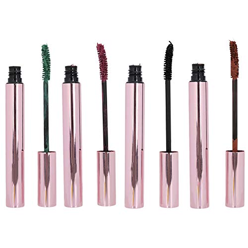 4 piezas de rímel de color resistente al agua, paquete de 4 variedades de colores delineador de ojos rímel encantador y duradero para herramienta de maquillaje de ojos de pestañas