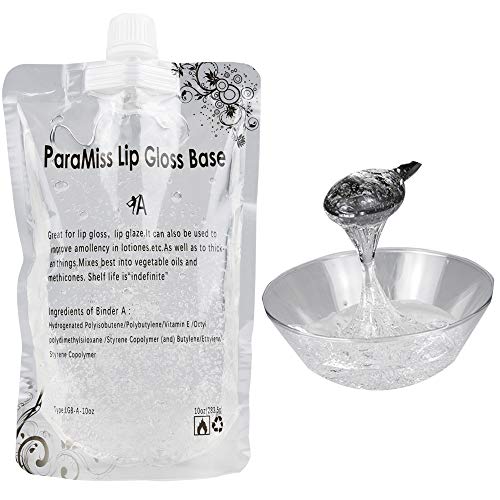 400 ML lip gloss base gel base de brillo de labios de grosor de labios, brillo de labios, base de bálsamo labial, DIY Lip Plumper, DIY Lip Maximize Non-Stick Lipsticks DIY Handmade Lip Gloss Glaze