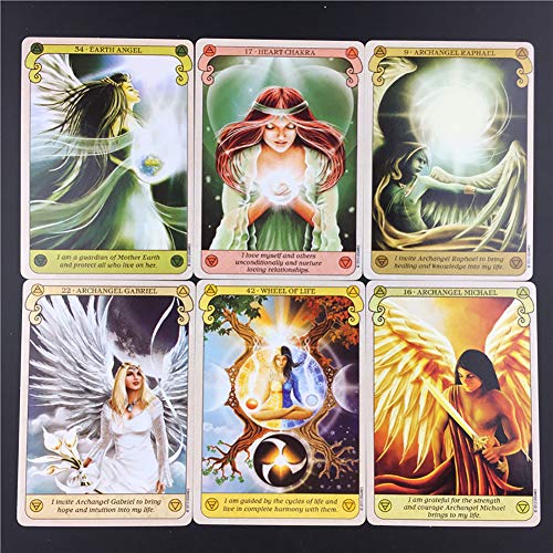 44 Uds Oracle Tarot Conscious Spirit Oracle Cards Oracle Card Board Deck Games Naipes para Amantes de los Juegos de Fiesta Familiar