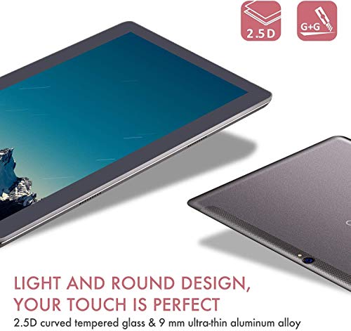 4G LTE Tablet 10 Pulgadas HD - TOSICDO Android 9.0 ,Quad Core,64GM ROM,4GB RAM,Doble Altavoz Estéreo,WiFi/Bluetooth/GPS/OTG - Negro