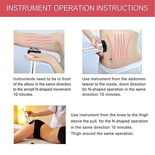 5 en 1 Ultrasonidos Celulitis Grasa RF bipolar de radiofrecuencia máquina con 40 k Masaje de vacío por cavitación ultrasónica para Celulitis Grasa(EU)