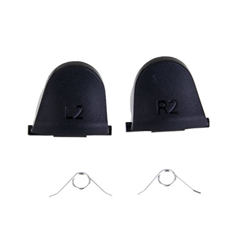 5 Pares L2 R2 Botones de Activación + 10 Resortes Repuestos Reemplazo para Sony PlayStation 4 Controlador Mando PS4