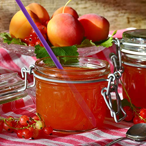 5 Piezas Espátulas de Silicona Espátulas de Maquillaje Obtenga Última Gota de Aberturas Flacas para Apertura de Botella de Maquillaje Jarra de Salsa de Tomate Mostaza de Cocina Cosmetica