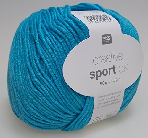 '50 g "Creative Sport dk Color: 008 – Turquesa – Un ligero Soft hilo para ropa y accesorios veraniega