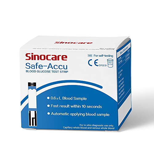 50 tiras reactivas para medidor de glucosa en sangre Safe Accu