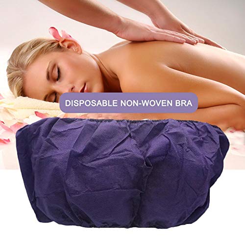 50 Uds sujetadores de spa desechables sujetador de ropa interior superior no tejido para salón de belleza masaje de spa sin olor químico irritante seguro y sanitario