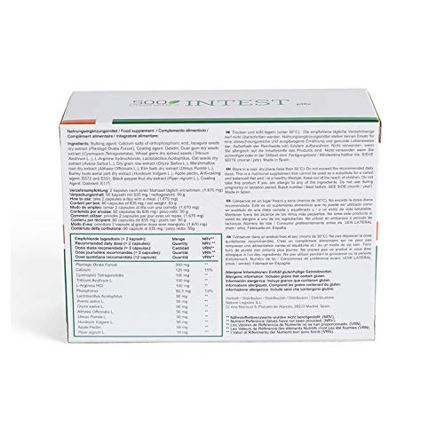 500Cosmetics Intest- Cápsulas Naturales para Prevenir y Evitar las Hemorroides - Mejora la Circulación y Combate el Estreñimiento - Para Hombre y Mujer.