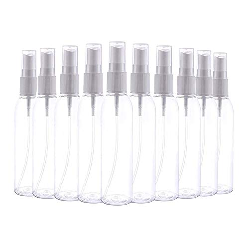 50Ml / 60Ml / 100Ml Ml Botella De Spray Botella De Spray Transparente Nebulizador Portátil Recargable con 1 Embudo-50 Ml 100 Piezas