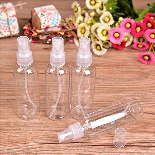 50Ml / 60Ml / 100Ml Ml Botella De Spray Botella De Spray Transparente Nebulizador Portátil Recargable con 1 Embudo-50 Ml 100 Piezas