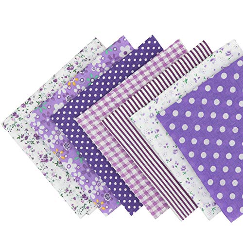 56 piezas de 25 cm x 25 cm de tela de algodón con estampado floral, para costura, manualidades, álbumes de recortes y manualidades