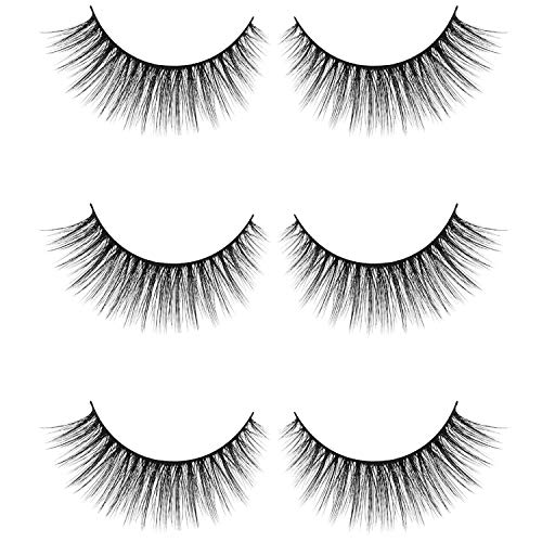 5D Pestañas Postizas, Ouinne 15 Pares Natural Pestañas Falsas Naturales Hechas a Mano Larga Gruesa Profesional Pestañas Kit