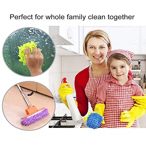 6 Pares de Fundas Para Zapatillas de Mopa, Fregona Ultrafina Multifuncional, Fregona Limpiaparabrisas, Polvo, Zapatillas, Zapatos de Limpieza, Baño, Oficina, Cocina, Limpieza de Pulido de La Casa