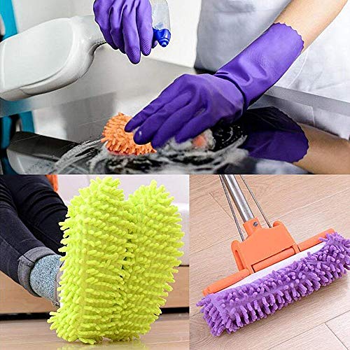 6 Pares de Fundas Para Zapatillas de Mopa, Fregona Ultrafina Multifuncional, Fregona Limpiaparabrisas, Polvo, Zapatillas, Zapatos de Limpieza, Baño, Oficina, Cocina, Limpieza de Pulido de La Casa