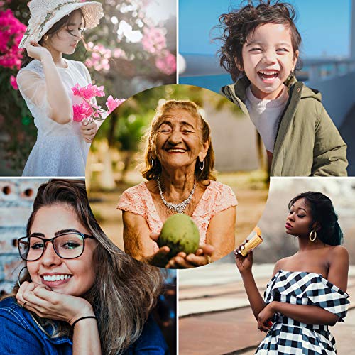 6 Pares Pendientes De Aro Conjuntos, Pendientes de Acero Inoxidable con Cojín de Látex Blando, Seis Tallas no Piercing Oreja Pendiente Aro Plata para Mujeres y Niñas