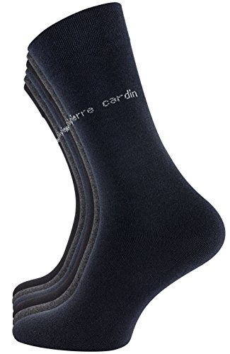 6 pares Pierre Cardin - Calcetines para hombre negro o multicolora