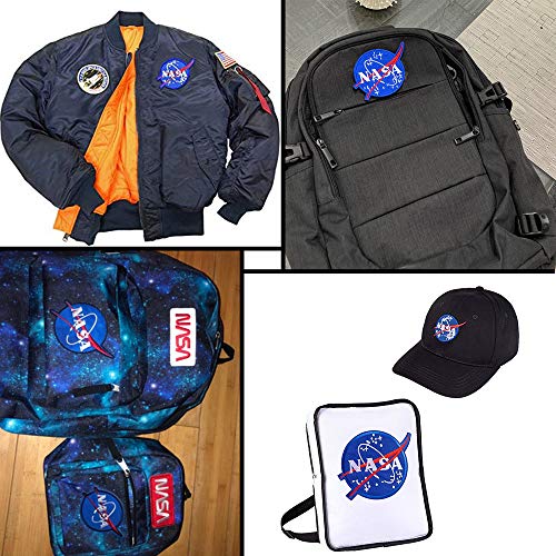 6 piezas espacio astronauta y bandera parches hierro bordado en parches para ropa DIY ropa pegatinas personalizados Badges Parches NASA Termoadhesivo para la Ropa