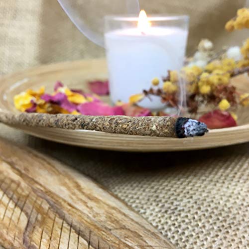 6 Varitas de Incienso Naturales - Barritas de Incienso Mirra y Palo Santo Selecciòn - Esencia para Meditación y Yoga, Aroma para Relajación y Bienestar, Perfume calmante - Calidad chamánica