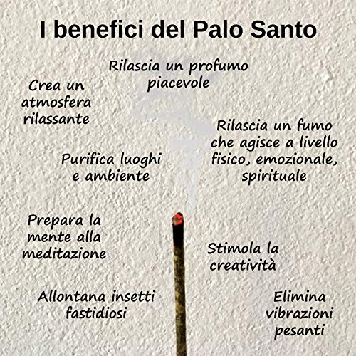 6 Varitas de Incienso Naturales - Barritas de Incienso Mirra y Palo Santo Selecciòn - Esencia para Meditación y Yoga, Aroma para Relajación y Bienestar, Perfume calmante - Calidad chamánica