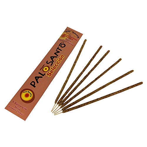 6 Varitas de Incienso Naturales - Barritas de Incienso Mirra y Palo Santo Selecciòn - Esencia para Meditación y Yoga, Aroma para Relajación y Bienestar, Perfume calmante - Calidad chamánica