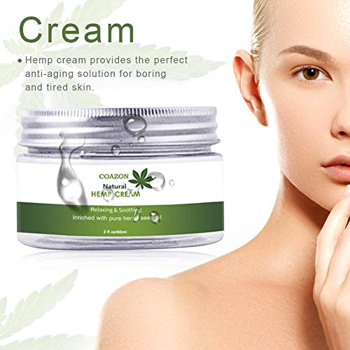 60 Ml Crema Facial Para Día Y Noche Unisex Crema Hidratante De Aceite De Cannabis Acido Hialuronico Crema Antiarrugas