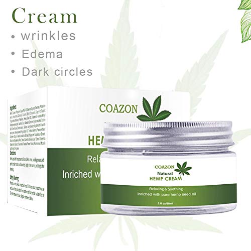 60 Ml Crema Facial Para Día Y Noche Unisex Crema Hidratante De Aceite De Cannabis Acido Hialuronico Crema Antiarrugas