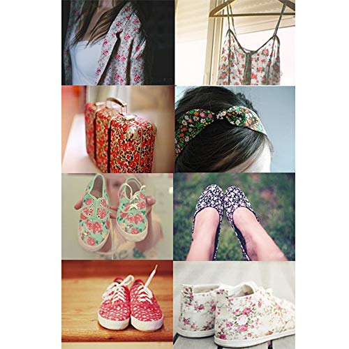 7 piezas de 50 * 50 cm tela de Algodón y lino utilizada para la decoración de costura artesanal telas patchwork DIY. (Morado)