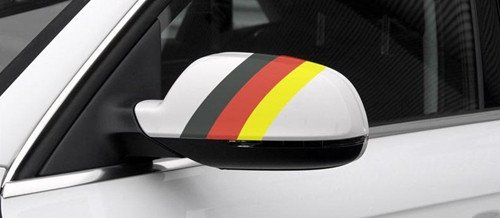 79 "/2 m italiano Italia francés de bandera de Alemania rayas adhesivo para Audi BMW Mercedes Mini Porsche Volkswagen exterior cosméticos, campana, guardabarros delantero/trasero parachoques, lado