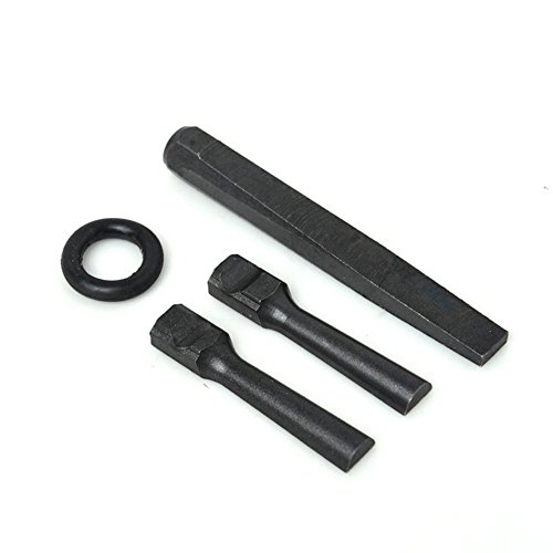 7Pcs / Juego Mampostería Cinceles, 9/16" Enchufe Piedra Cuña para Hormigón Roca Piedra Divisor Herramienta Mano y Plumas Cuñas 14mm