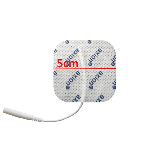 8 Electrodos de 5x5 cm - para su aparato TENS EMS electroestimulador COMPEX - axion