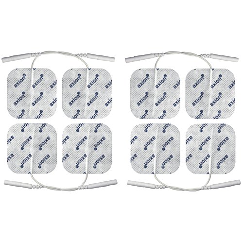 8 Electrodos de 5x5 cm - para su aparato TENS EMS electroestimulador COMPEX - axion