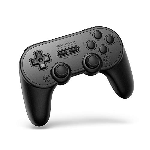 8Bitdo Sn30 Pro+ Wireless Bluetooth Gamepad For Nintendo Switchwindowsmacosandroidraspberry Pi (Black Edition) [ [Importación alemana]