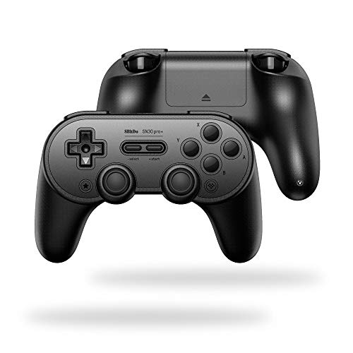 8Bitdo Sn30 Pro+ Wireless Bluetooth Gamepad For Nintendo Switchwindowsmacosandroidraspberry Pi (Black Edition) [ [Importación alemana]