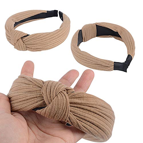 8pcs Diademas de Pelo Anchas Diadema de Nudo Bandas de Pelo para la Cabeza Turbantes para Mujer Diadema Para Mujer Chica Niña Accesorio de Pelo 8 Colores Variados