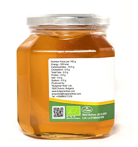 900 g Miel de Tilo Cruda, sin antibióticos, sin azúcar, sin calentar, sin pasteurizar